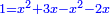 \scriptstyle{\color{blue}{1=x^2+3x-x^2-2x}}
