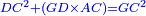 \scriptstyle{\color{blue}{DC^2+\left(GD\times AC\right)=GC^2}}