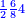 \scriptstyle{\color{blue}{\frac{1}{2}\frac{6}{8}4}}