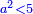 \scriptstyle{\color{blue}{a^2<5}}