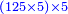 \scriptstyle{\color{blue}{\left(125\times5\right)\times5}}