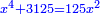\scriptstyle{\color{blue}{x^4+3125=125x^2}}