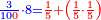 \scriptstyle{\color{blue}{\frac{3}{10{\color{red}{0}}}\sdot8={\color{red}{\frac{1}{5}+\left(\frac{1}{5}\sdot\frac{1}{5}\right)}}}}