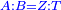 \scriptstyle{\color{blue}{A:B=Z:T}}