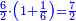 \scriptstyle{\color{blue}{\frac{6}{2}\sdot\left(1+\frac{1}{6}\right)=\frac{7}{2}}}