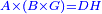 \scriptstyle{\color{blue}{A\times\left(B\times G\right)=DH}}