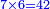 \scriptstyle{\color{blue}{7\times6=42}}