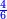 \scriptstyle{\color{blue}{\frac{4}{6}}}