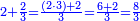 \scriptstyle{\color{blue}{2+\frac{2}{3}=\frac{\left(2\sdot3\right)+2}{3}=\frac{6+2}{3}=\frac{8}{3}}}