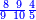 \scriptstyle{\color{blue}{\frac{8\ 9}{9\ 10}\frac{4}{5}}}