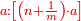 \scriptstyle{\color{red}{a:\left[\left(n+\frac{1}{m}\right)\sdot a\right]}}