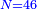 \scriptstyle{\color{blue}{N=46}}