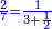 \scriptstyle{\color{blue}{\frac{2}{7}=\frac{1}{3+\frac{1}{2}}}}
