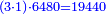 \scriptstyle{\color{blue}{\left(3\sdot1\right)\sdot6480=19440}}