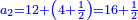 \scriptstyle{\color{blue}{a_2=12+\left(4+\frac{1}{2}\right)=16+\frac{1}{2}}}