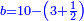 \scriptstyle{\color{blue}{b=10-\left(3+\frac{1}{2}\right)}}