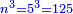 \scriptstyle{\color{blue}{n^3=5^3=125}}