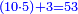 \scriptstyle{\color{blue}{\left(10\sdot5\right)+3=53}}
