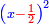\scriptstyle{\color{blue}{\left(x{\color{red}{-\frac{1}{2}}}\right)^2}}
